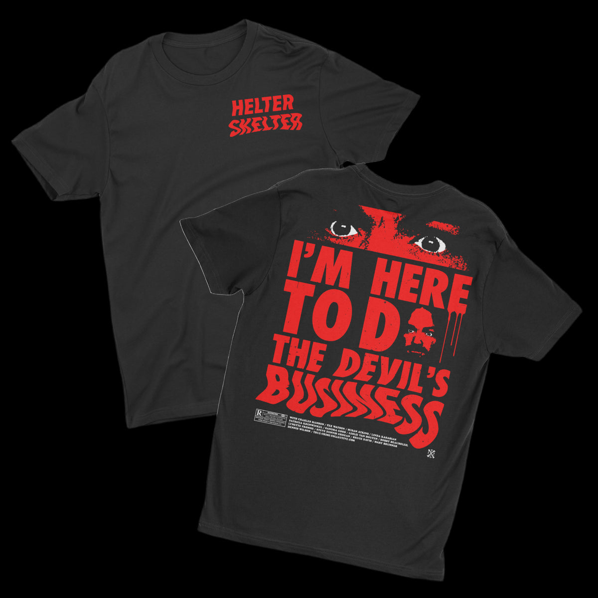 Helter Skelter T-Shirt - New Charles Manson Design