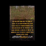 Herb Baumeister Human Remains Swatch from Fox Hollow Farm