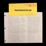 Larry Bright “The Bonecrusher” Signed Letter