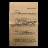 Ted Bundy Signed Letter- Written Days Before First Escape