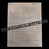 Robert Pickton Letter & Envelope Set