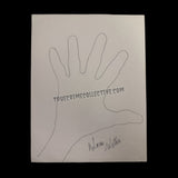 Wayne Williams Signed Hand Tracing