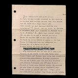 Richard McCroskey Signed Letter