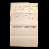 Waldo Grant Signed Letter