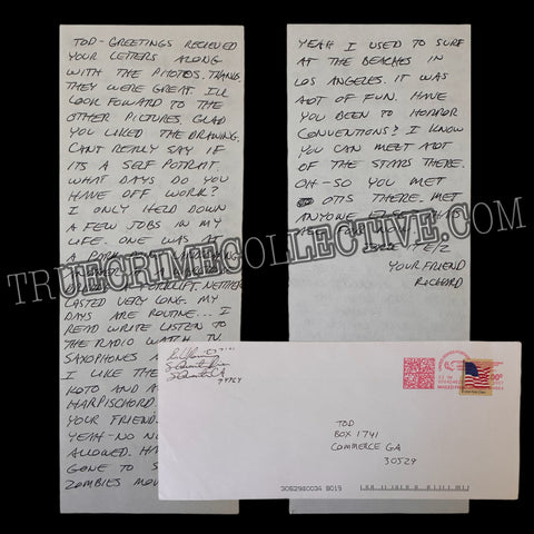 Richard Ramirez Letter & Envelope Set