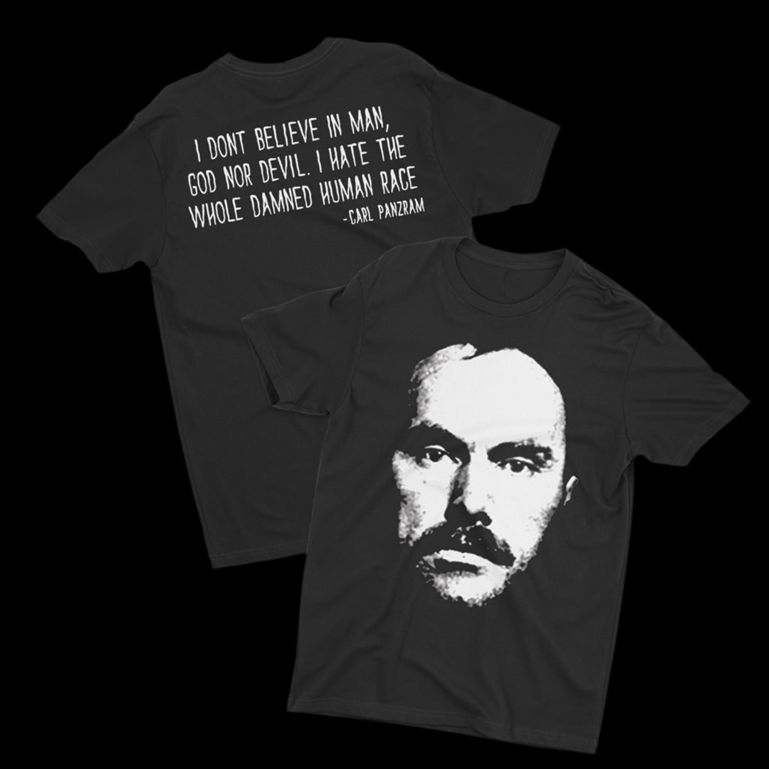 Carl Panzram T-Shirt | Iconic True Crime Apparel