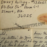 Danny Rolling “The Gainesville Ripper” Four Page Letter & Artwork
