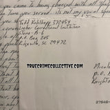Todd Kohlhepp Signed Letter (RARE Content!)