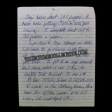 Keith Hunter Jesperson Three Page Letter