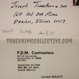 John Wayne Gacy “PDM” Document