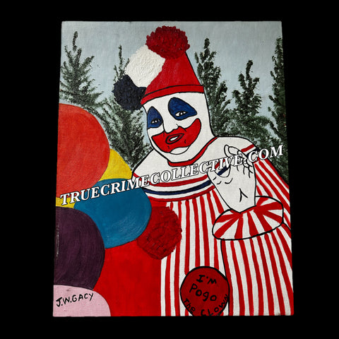 John Wayne Gacy “Pogo the Clown” Painting