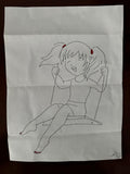 Richard Ramirez Anime Girl Drawing