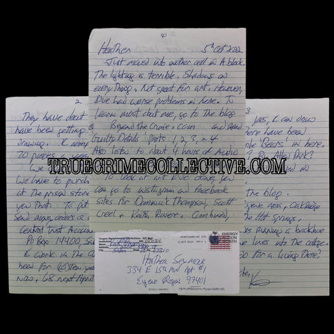 Keith Hunter Jesperson Three Page Letter