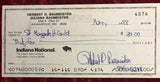 Herbert Baumeister Signed Check