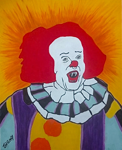 John Wayne Gacy “Pennywise the Clown” Painting