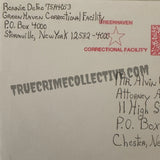 Ronnie “Butch” Defeo Signed Holiday Card