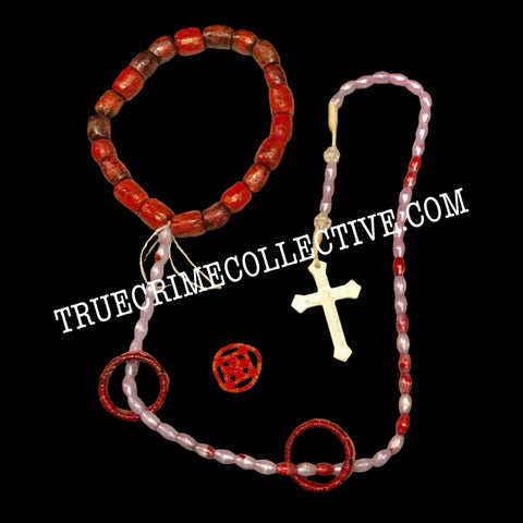 Charles Manson Handmade Rosary, Dreamcatcher & Rings