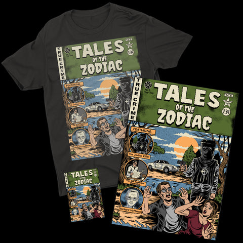Tales of the Zodiac T-Shirt, Art Print & Sticker Bundle