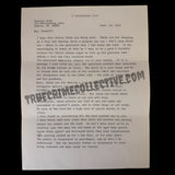 David Berkowitz “Son of Sam” Letter & Pamphlet