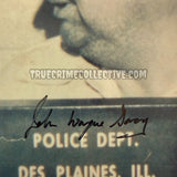 John Wayne Gacy Signed Mugshot Photo