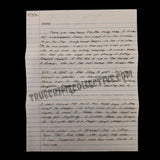 Arthur Shawcross “The Gennessee River Killer” Signed Letter