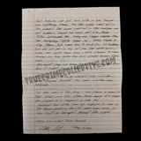 Arthur Shawcross “The Gennessee River Killer” Signed Letter
