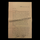 Ted Bundy Signed Letter Written One Month After First Escape