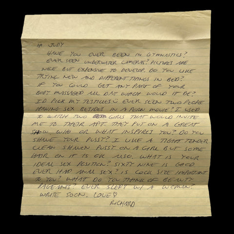 Richard Ramirez Hand Signed Letter