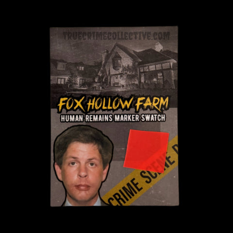 Herb Baumeister Human Remains Swatch from Fox Hollow Farm