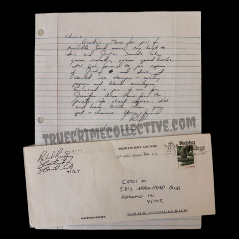Richard Ramirez Signed Letter & Envelope