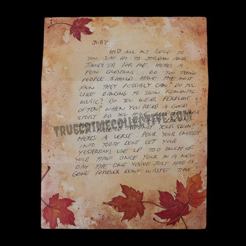Richard Ramirez Handwritten Letter