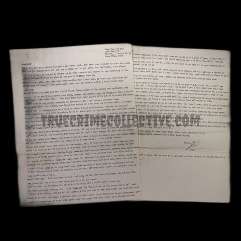 John Wayne Gacy Signed Two Page Letter