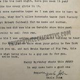 John Wayne Gacy Signed Letter