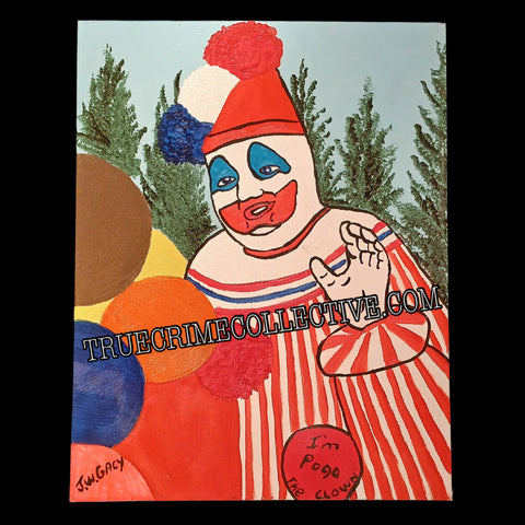 John Wayne Gacy “Pogo the Clown” Painting
