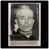 Ed Gein Original Press Photo From First Court Appearance 1957