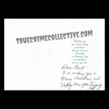 Jeffrey Dahmer Signed Christmas Card
