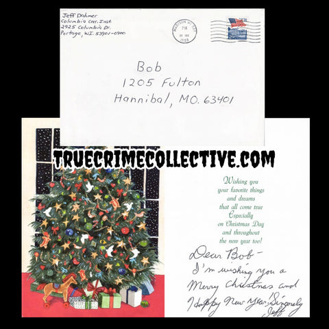 Jeffrey Dahmer Signed Christmas Card