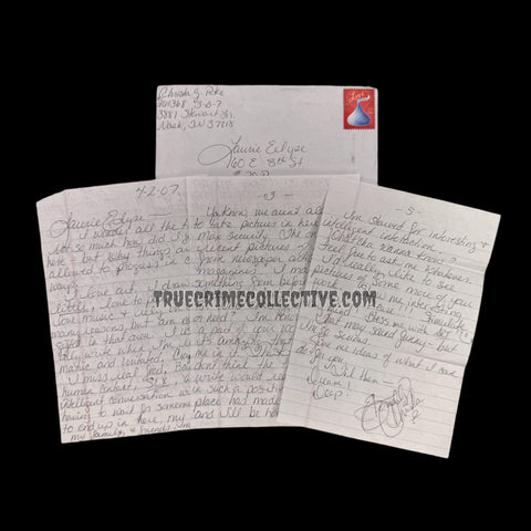 Christa Pike Signed Letter
