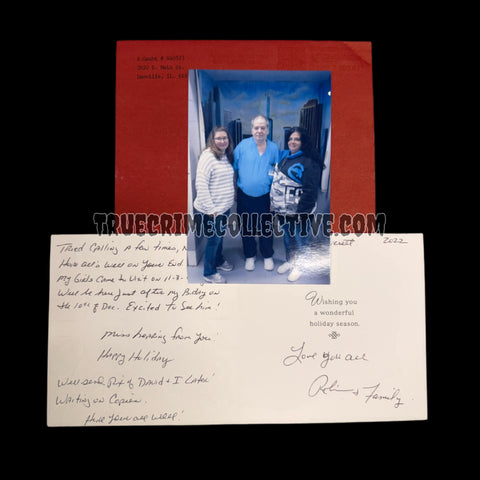 Robin Gecht “Chicago Ripper Crew” Signed Christmas Card & Photo