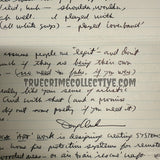 Douglas Clark Signed Letter & Envelope