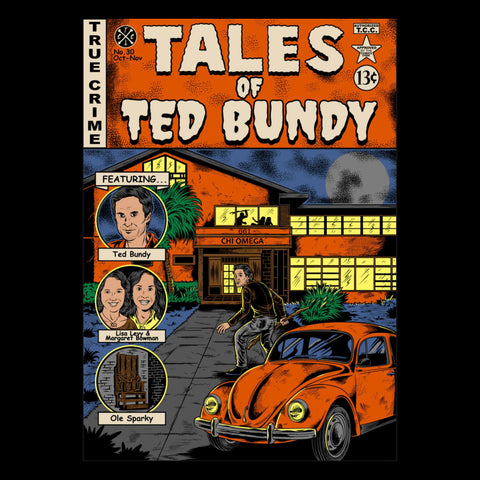 Tales of Ted Bundy 9x12 Art Print