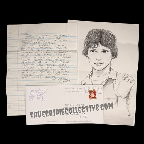 Richard Ramirez Letter & Signed Drawing