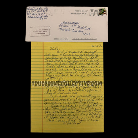 Dorothea Puente Signed Letter & Envelope