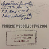 Dorothea Puente Signed Letter & Envelope