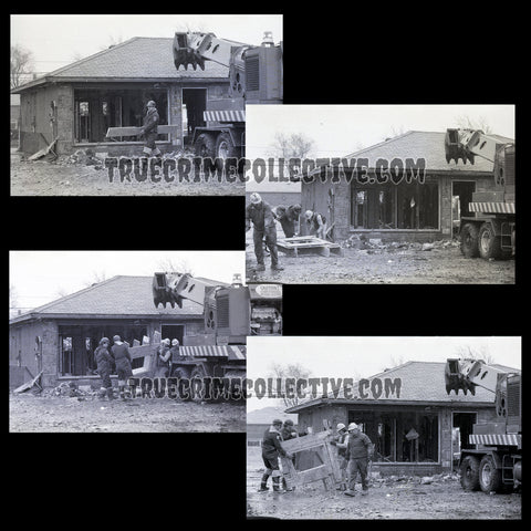 Original Photos of John Wayne Gacy’s Home Being Demolished