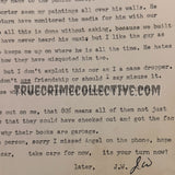 John Wayne Gacy Signed Two Page Letter