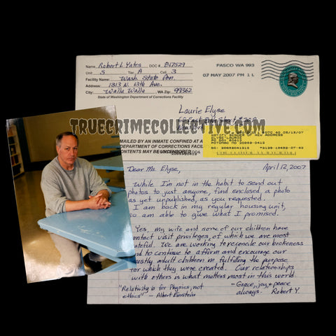 Robert Yates “Spokane Serial Killer” Signed Letter & Photo