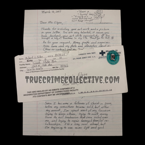 Robert Yates “Spokane Serial Killer” Signed Letter