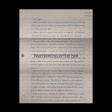 Edward Spreitzer “Chicago Ripper Crew” Signed Letter