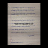 Edward Spreitzer “Chicago Ripper Crew” Signed Letter